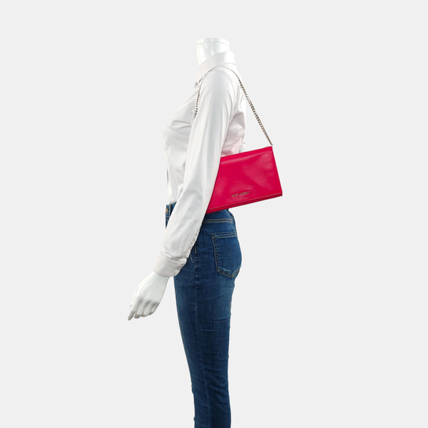Calfskin Shoulder Bag Red
