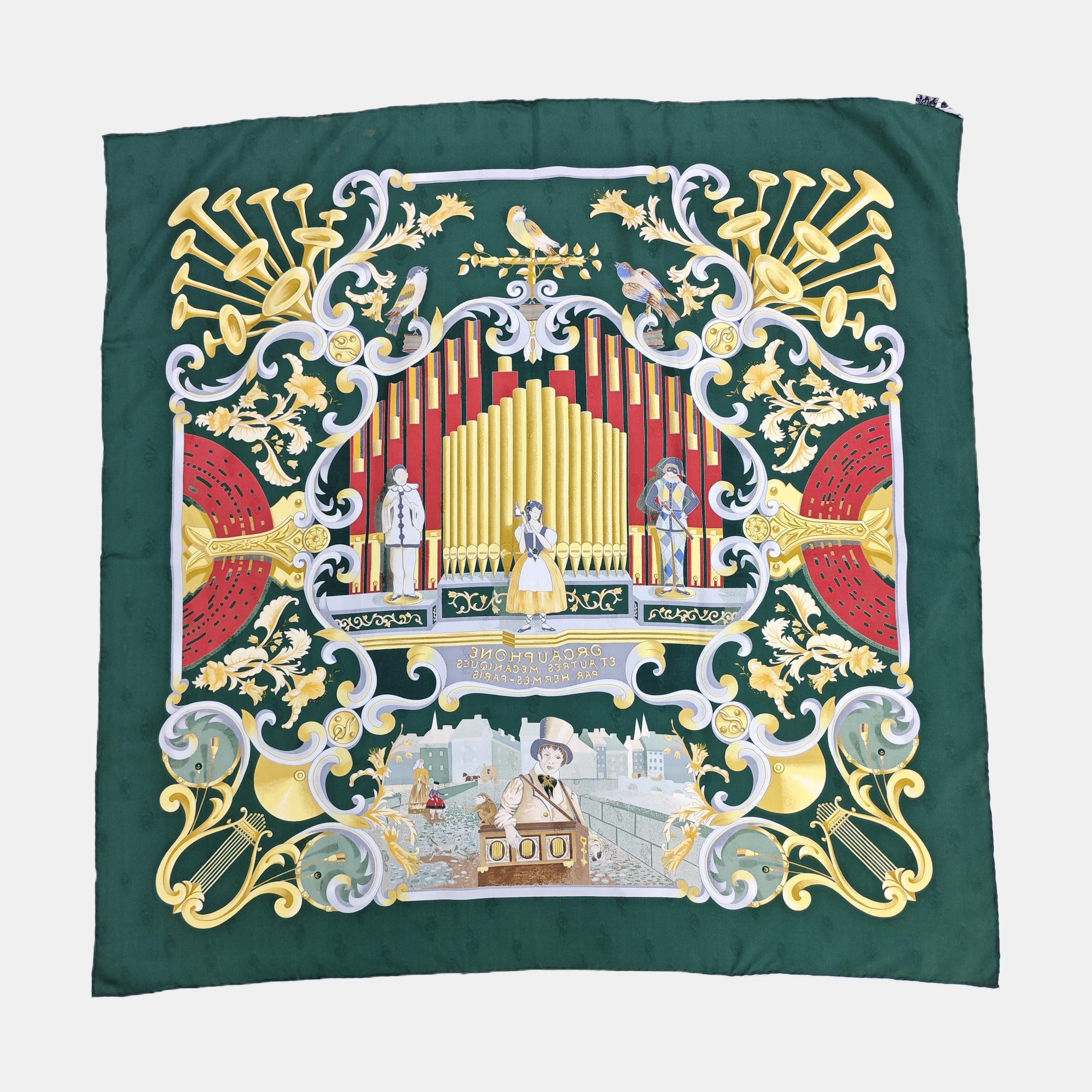 Mulberry Silk Silk Scarf Green