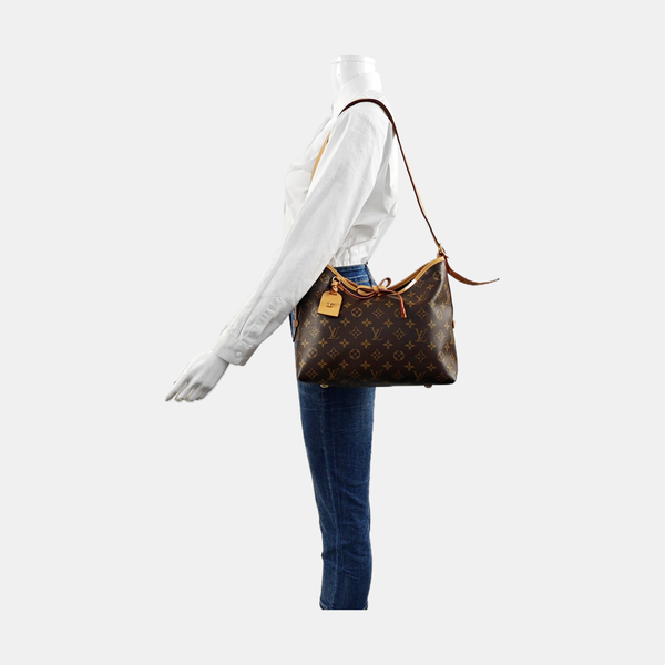 CARRYALL PM Monogram Coated Canvas Brown