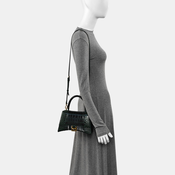 Hourglass S Calfskin Green