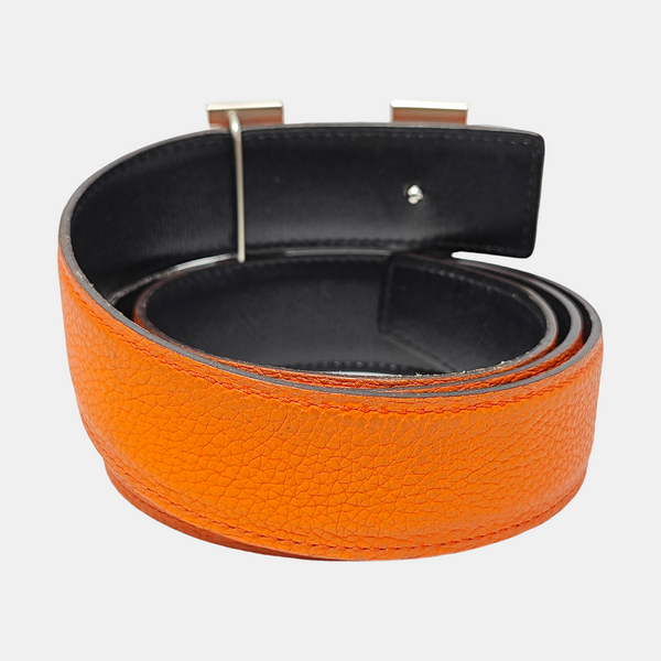 Leather Belt Orange