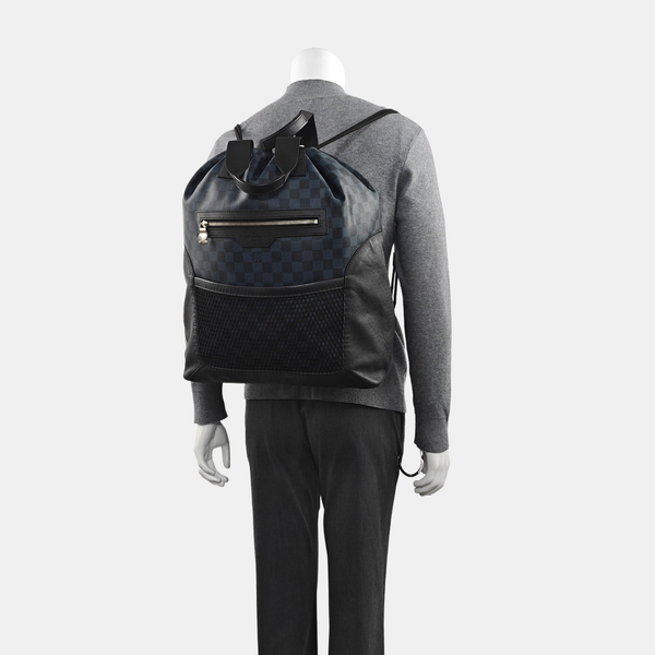 ZACK Damier Coated Canvas Blue