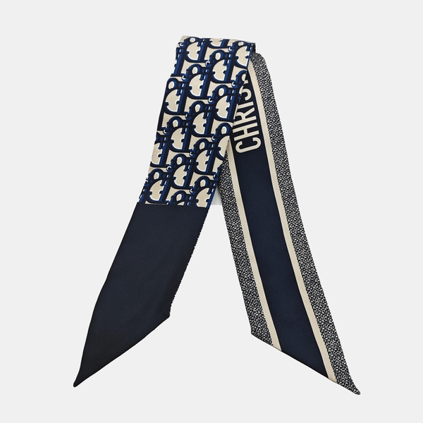 Mulberry Silk Silk Scarf Blue