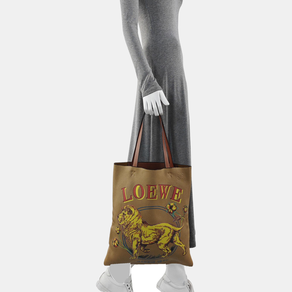 Calfskin Tote Bag Brown