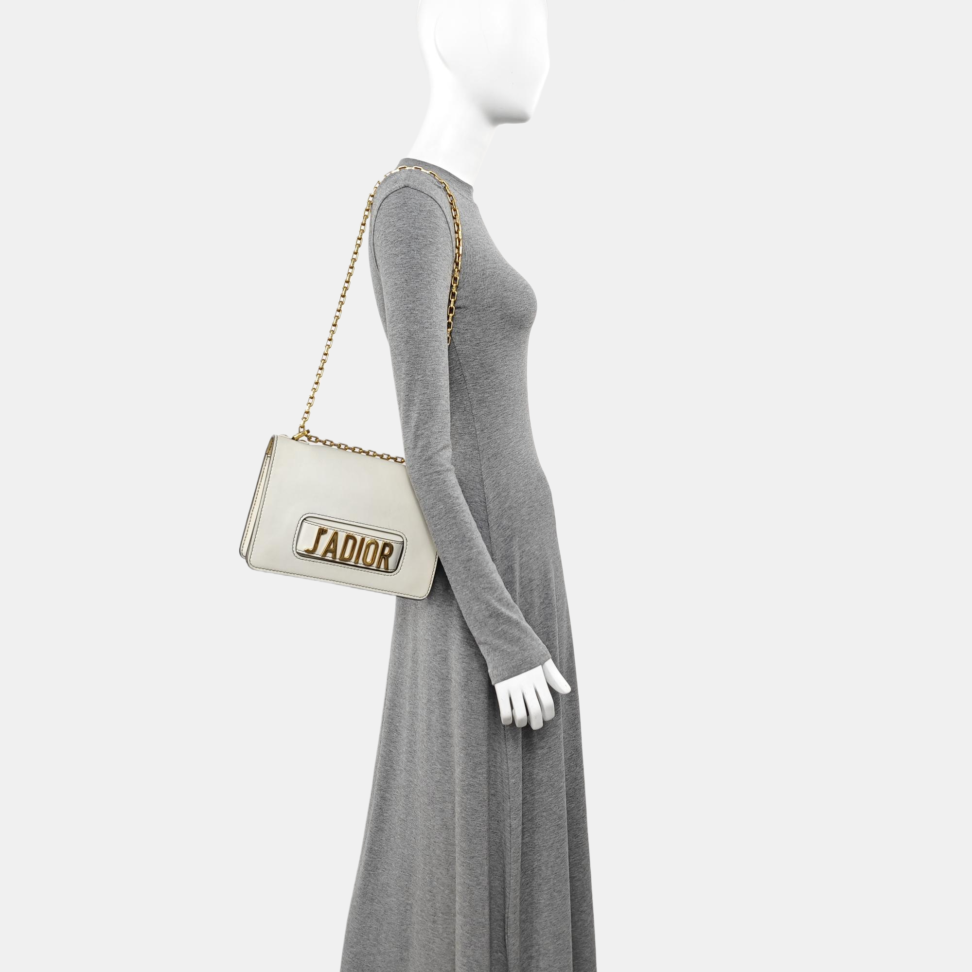 J'adior Calfskin White