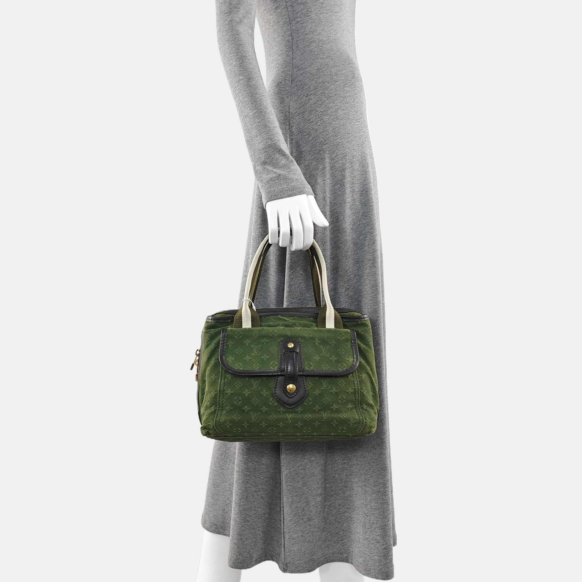 MARY KATE Mini Monogram Canvas Green