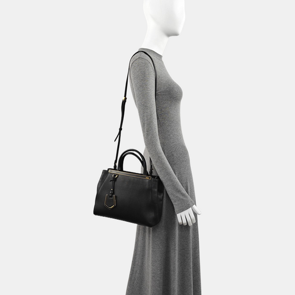2 Jours Small Calfskin Black