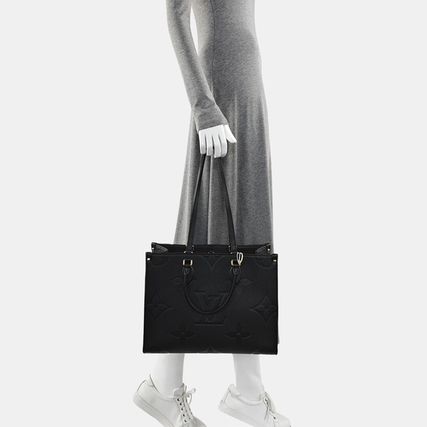 ONTHEGO MM Monogram Calfskin Black