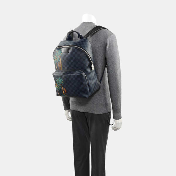 APOLLO Damier Coated Canvas Blue