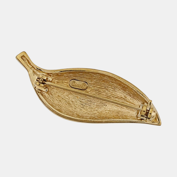 Metal Gold Brooch