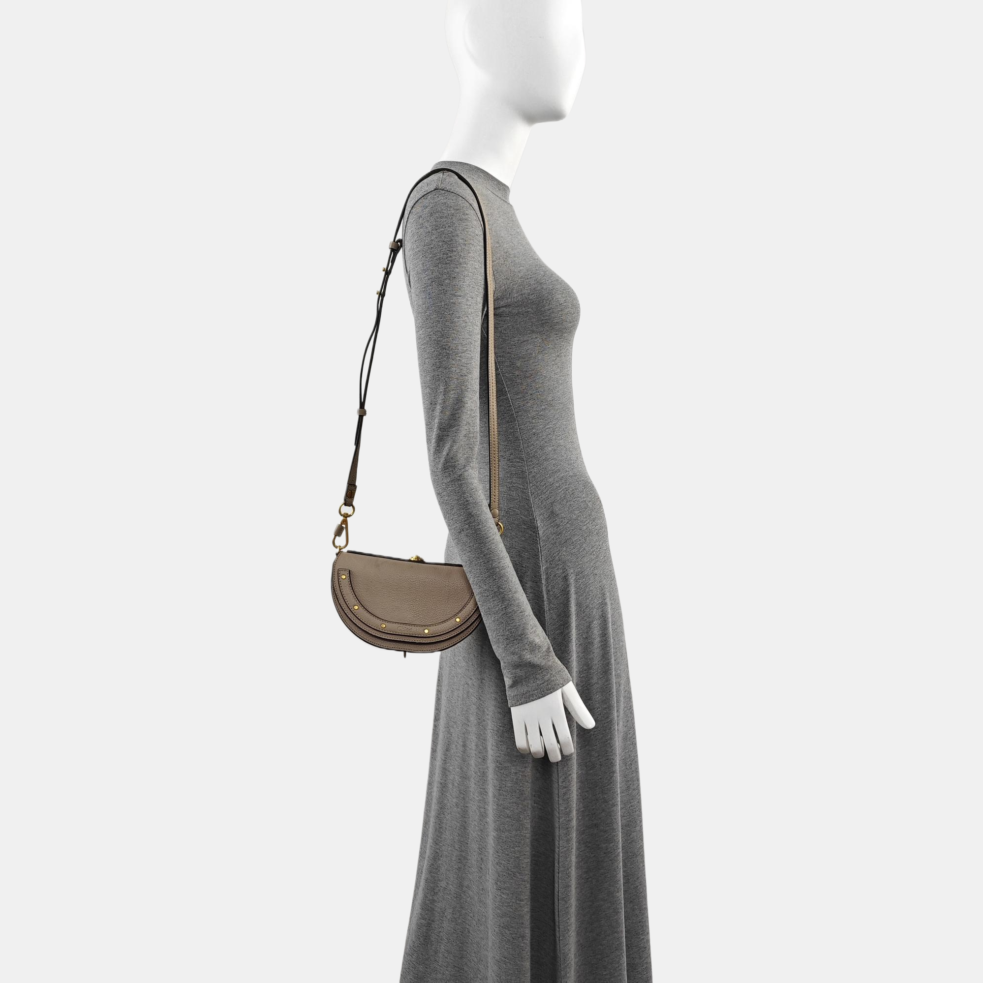 Nile Small Calfskin Gray