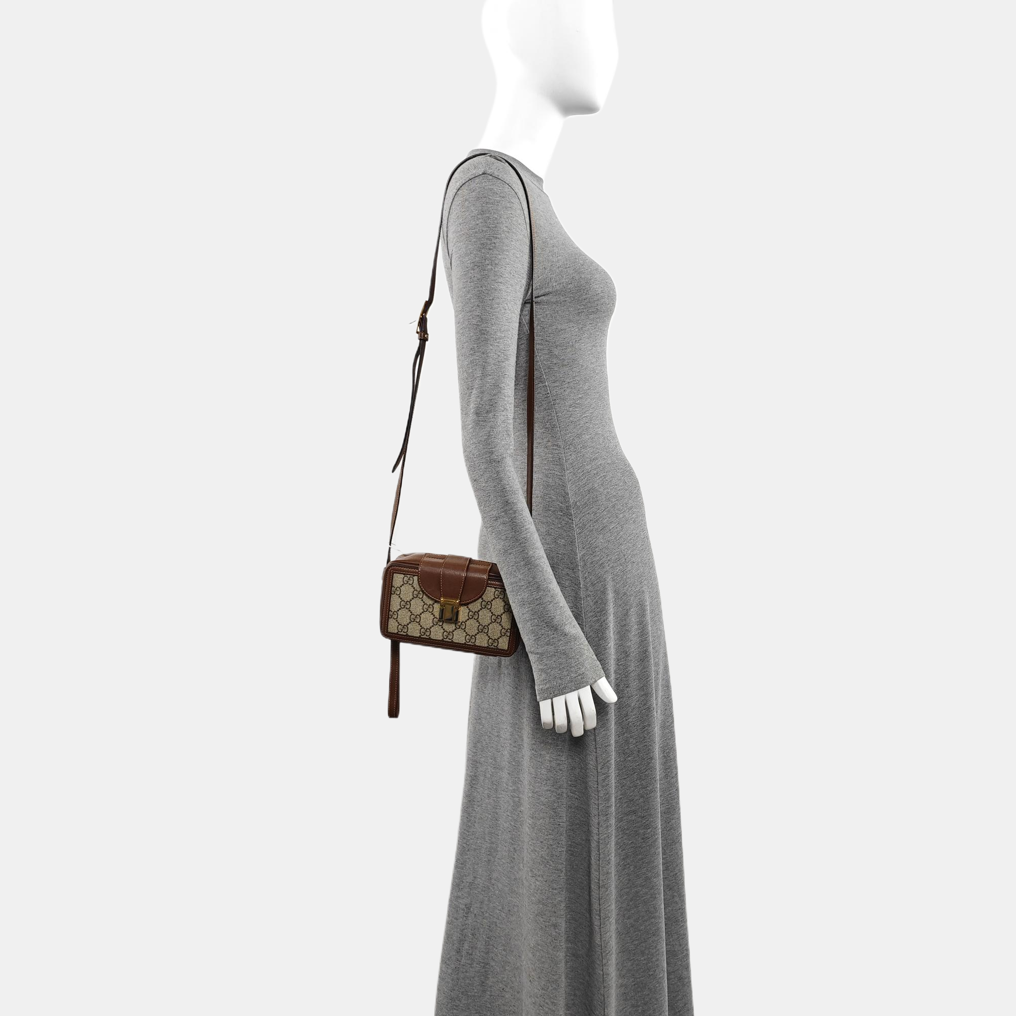 Monogram Coated Canvas Shoulder Bag Mini Multicolor