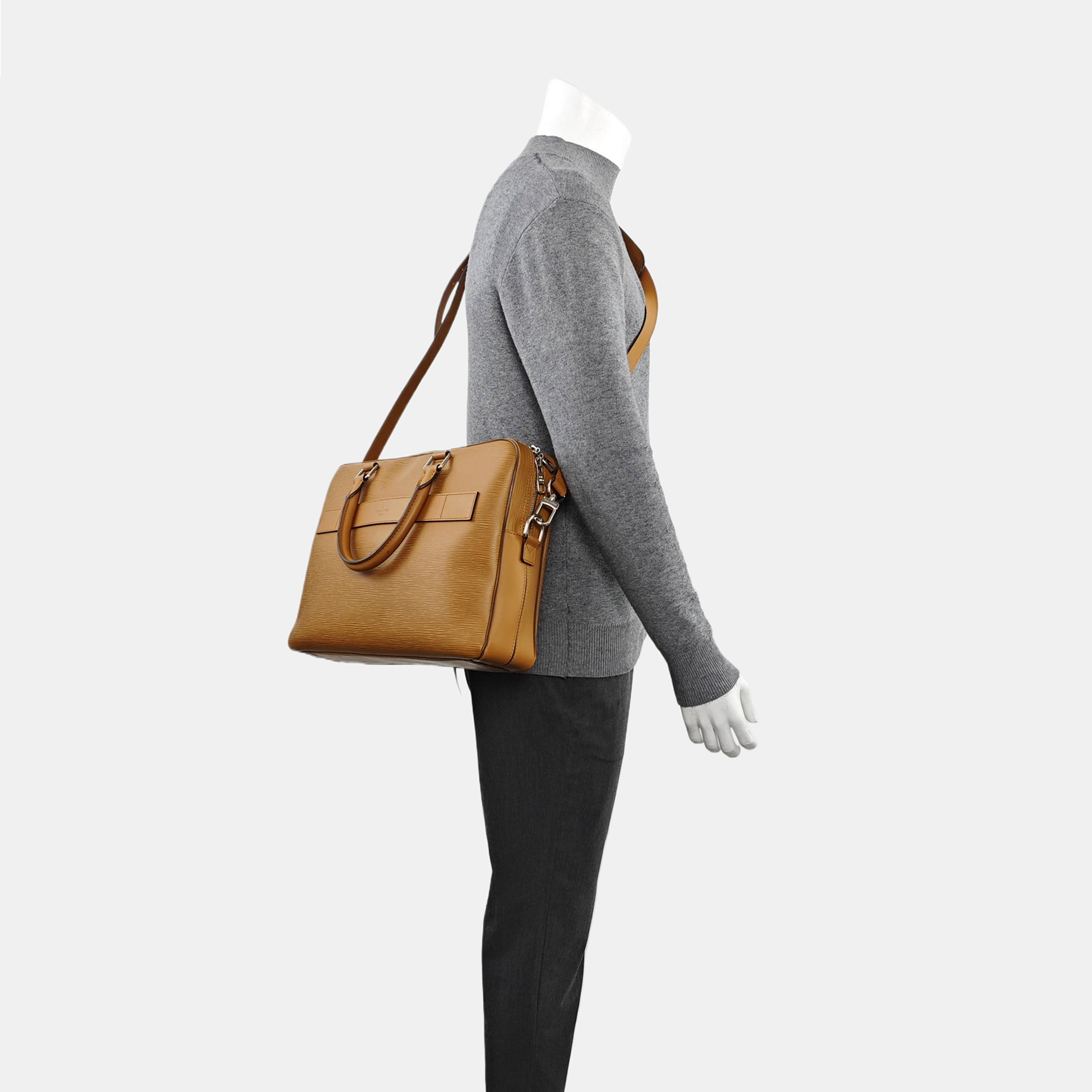 Epi Shoulder Bag Brown