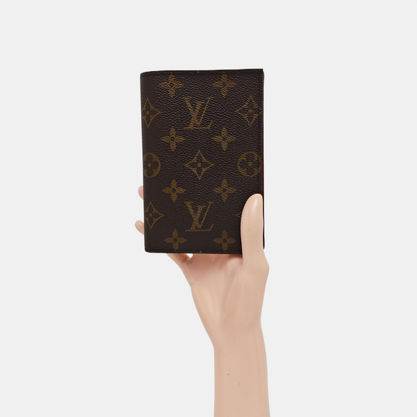 Monogram Coated Canvas Wallet Brown