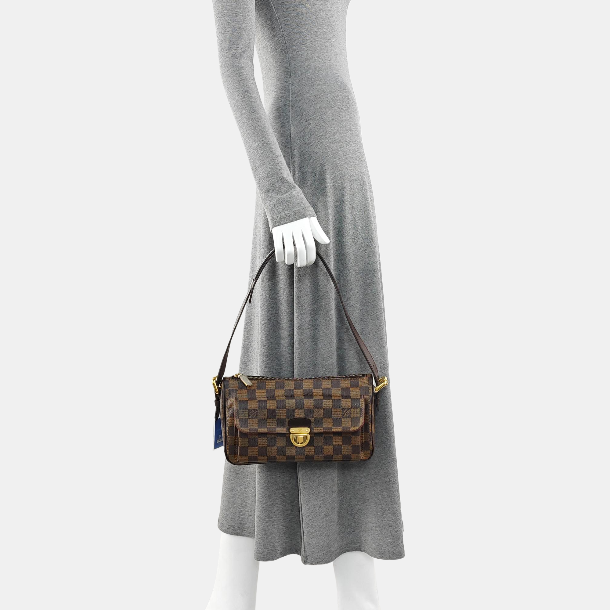 RAVELLO GM Damier Ebene Coated Canvas Brown