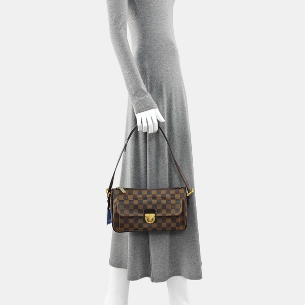 RAVELLO GM Damier Ebene Coated Canvas Brown