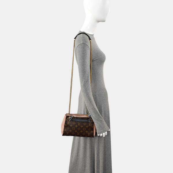 SURENE BB Monogram Coated Canvas Brown