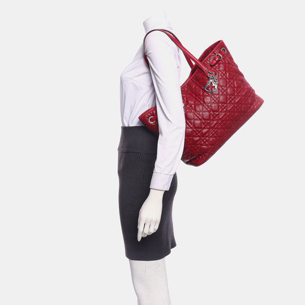 Panarea Cannage Coated Canvas Red
