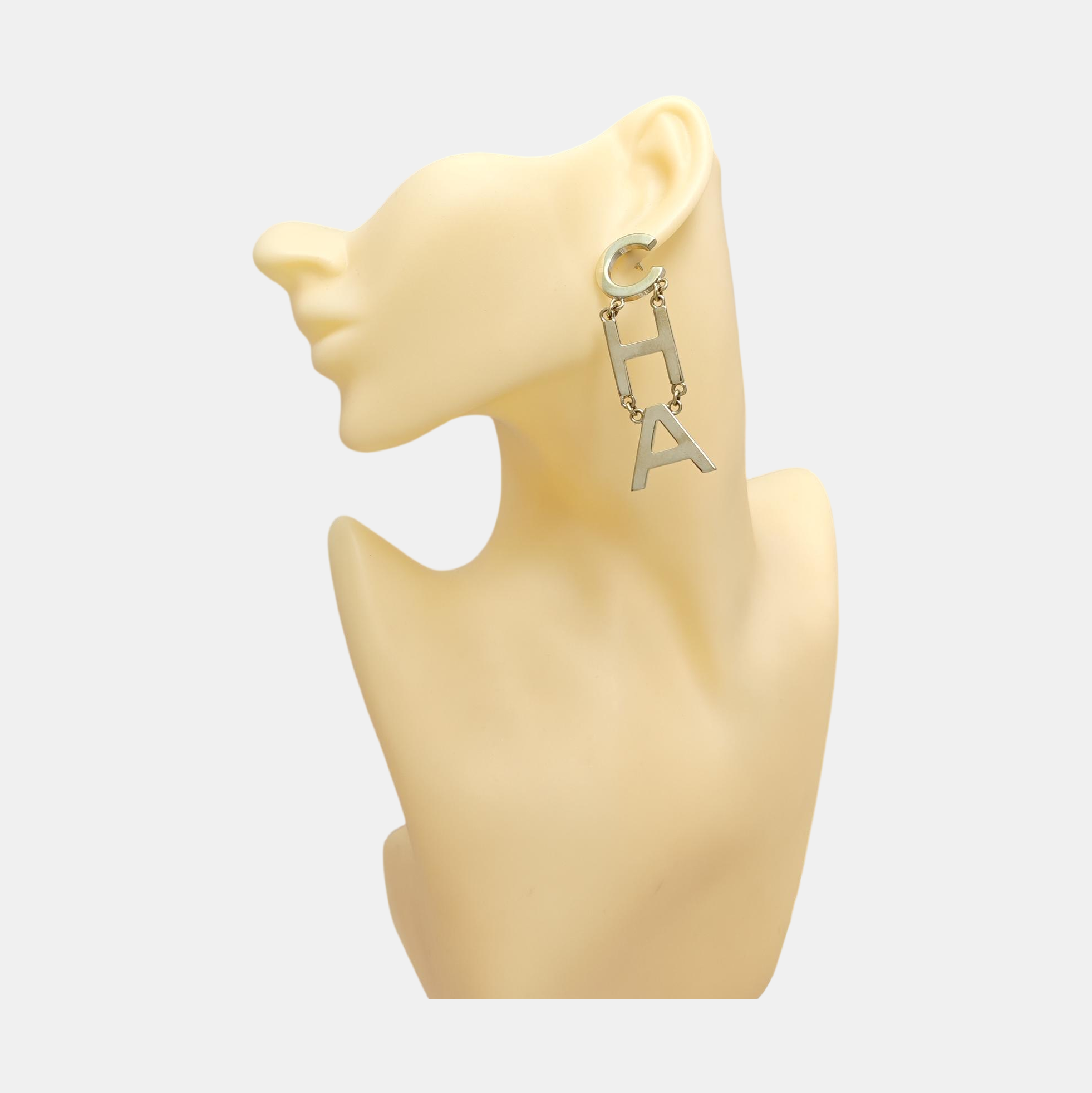 Metal Gold Stud Earrings
