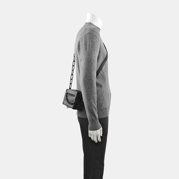 SOFT TRUNK Mini Monogram Coated Canvas Black