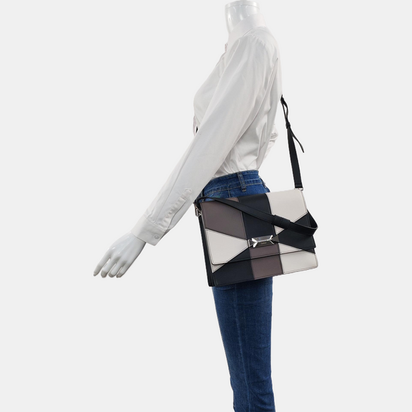 Calfskin Shoulder Bag Multicolor
