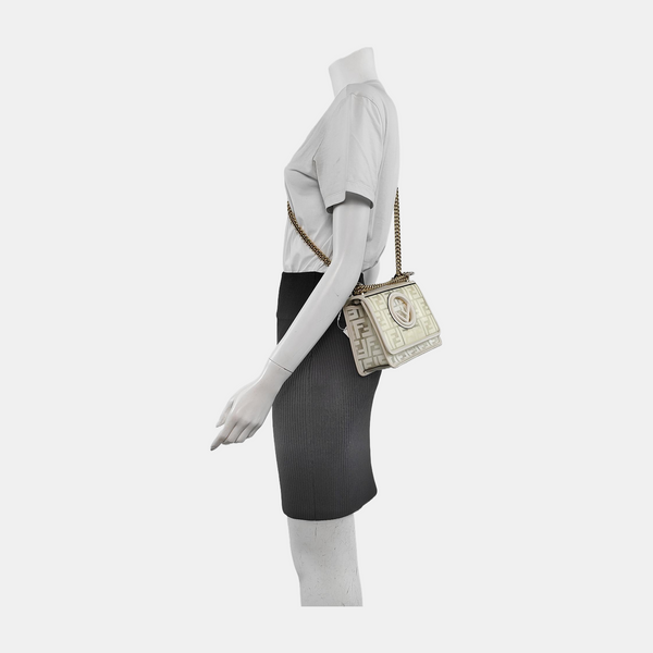 Kan I Mini Calfskin White