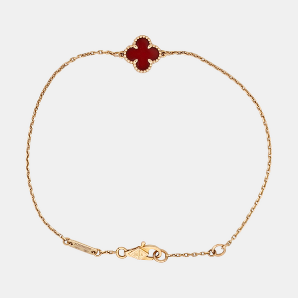Sweet Alhambra 18k Rose Gold Bracelet