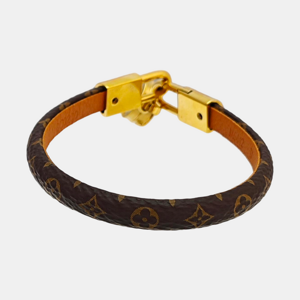 LV TRIBUTE Metal Brown Bangle