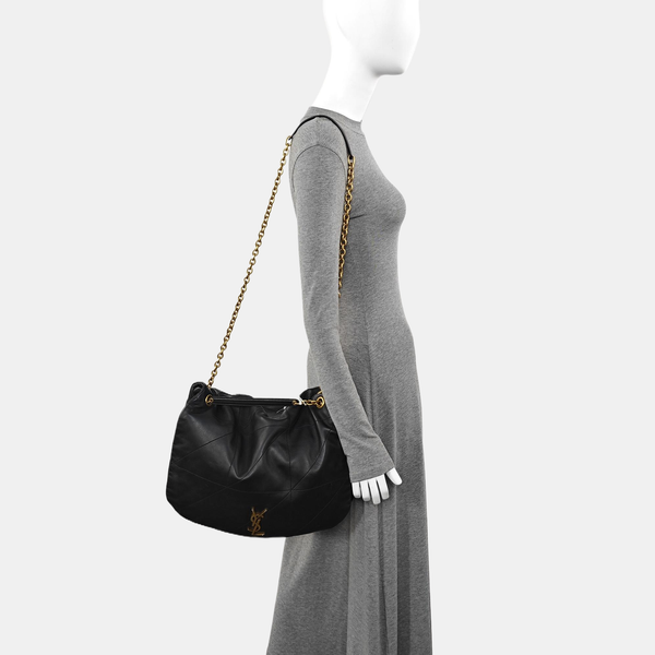 JAMIE 4.3 Quilted Lambskin Black