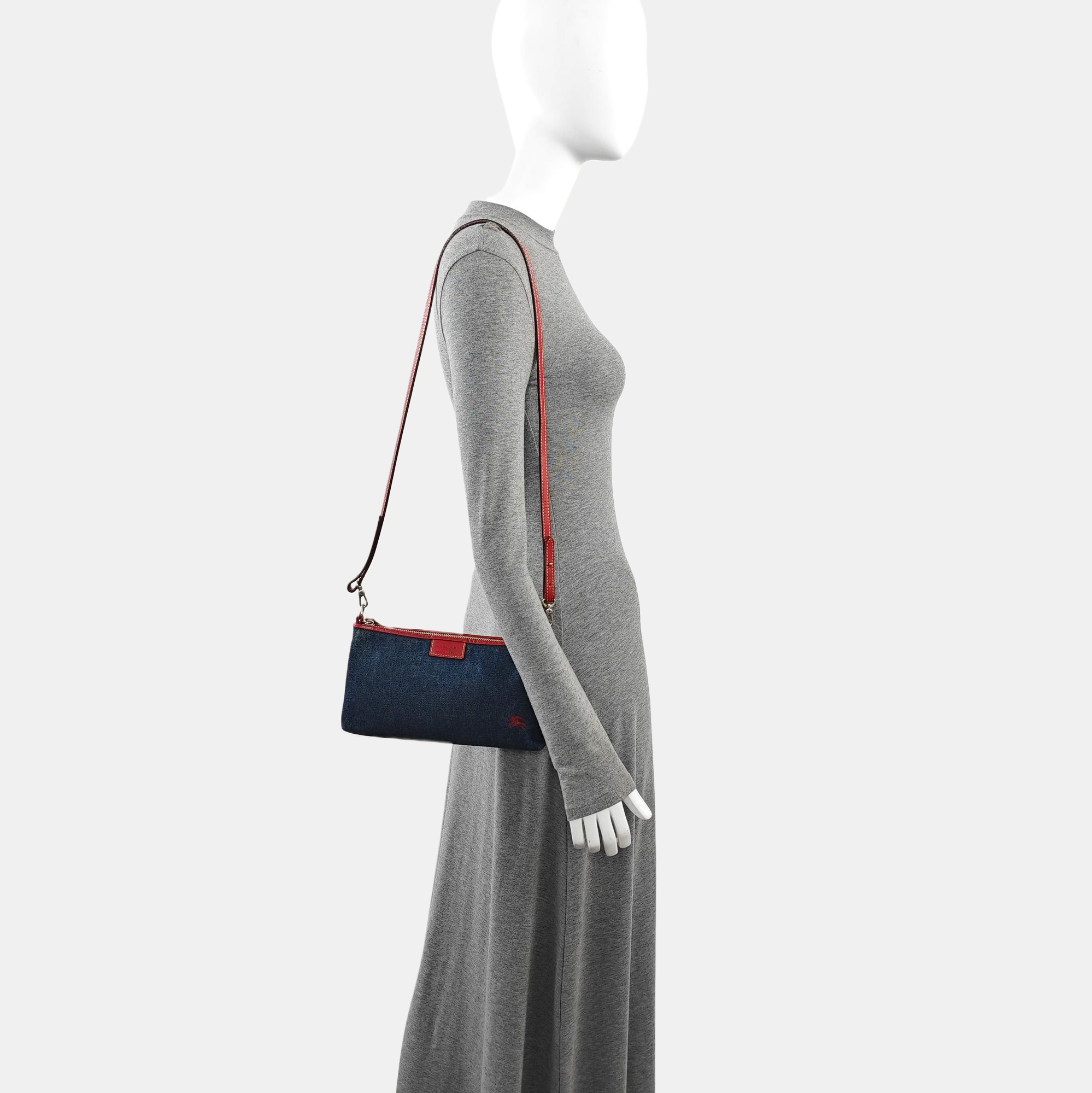 Canvas Shoulder Bag Blue