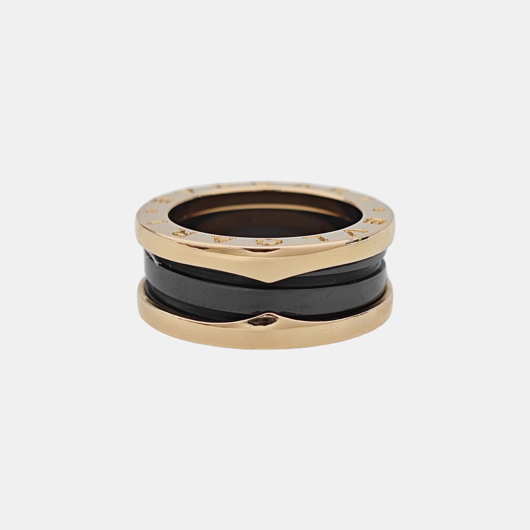 B.ZERO1 18k Rose Gold Ring EU 49
