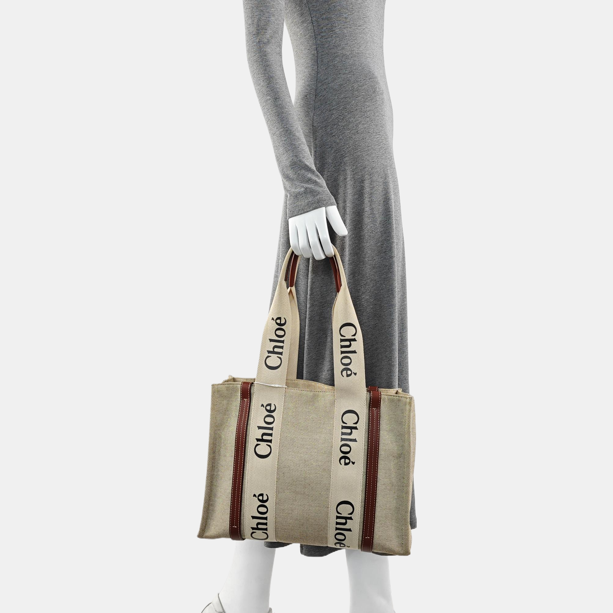 Woody Medium Canvas Beige