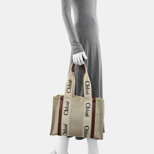 Woody Medium Canvas Beige