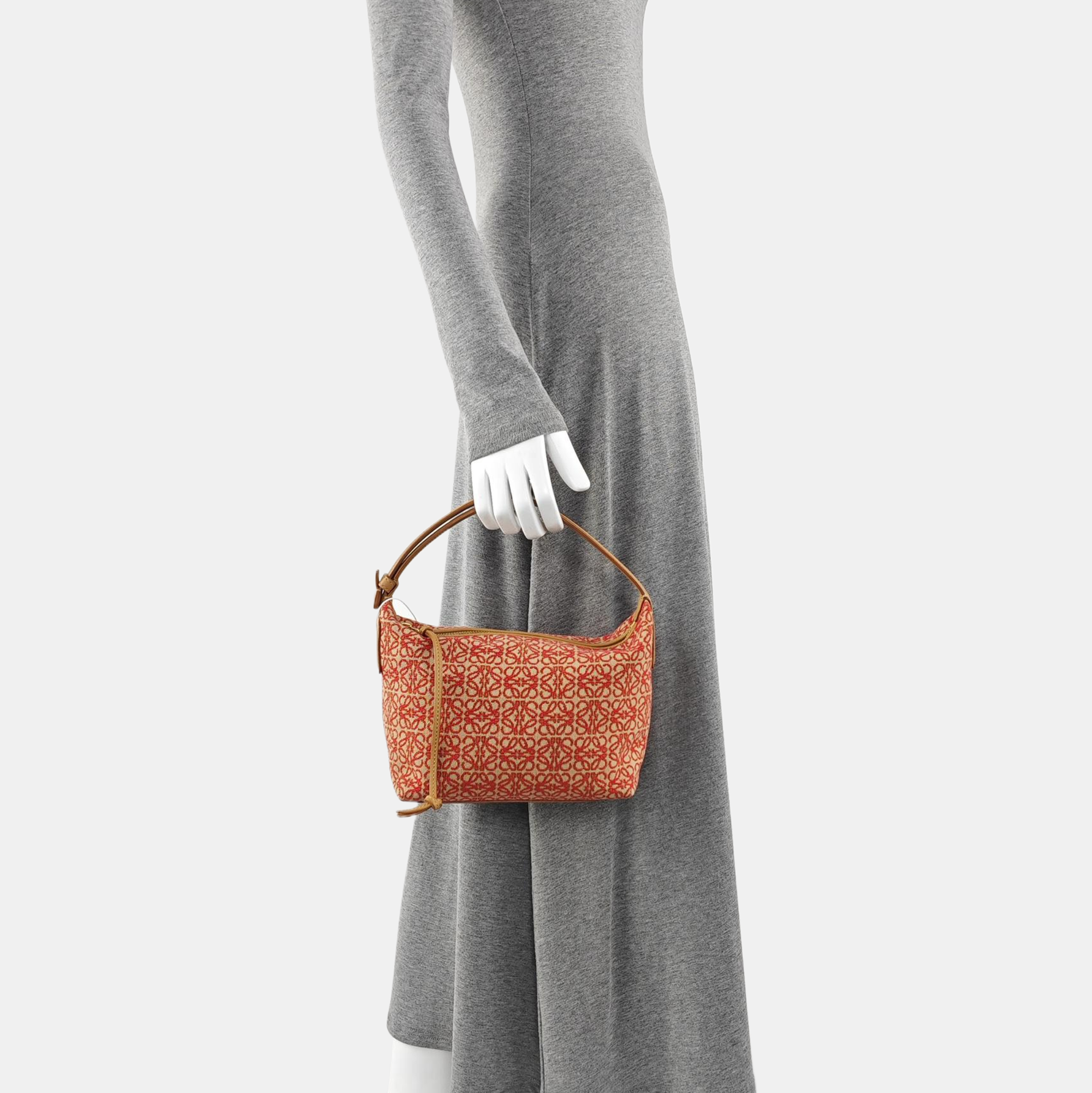 Monogram Canvas Top Handle Bag Red
