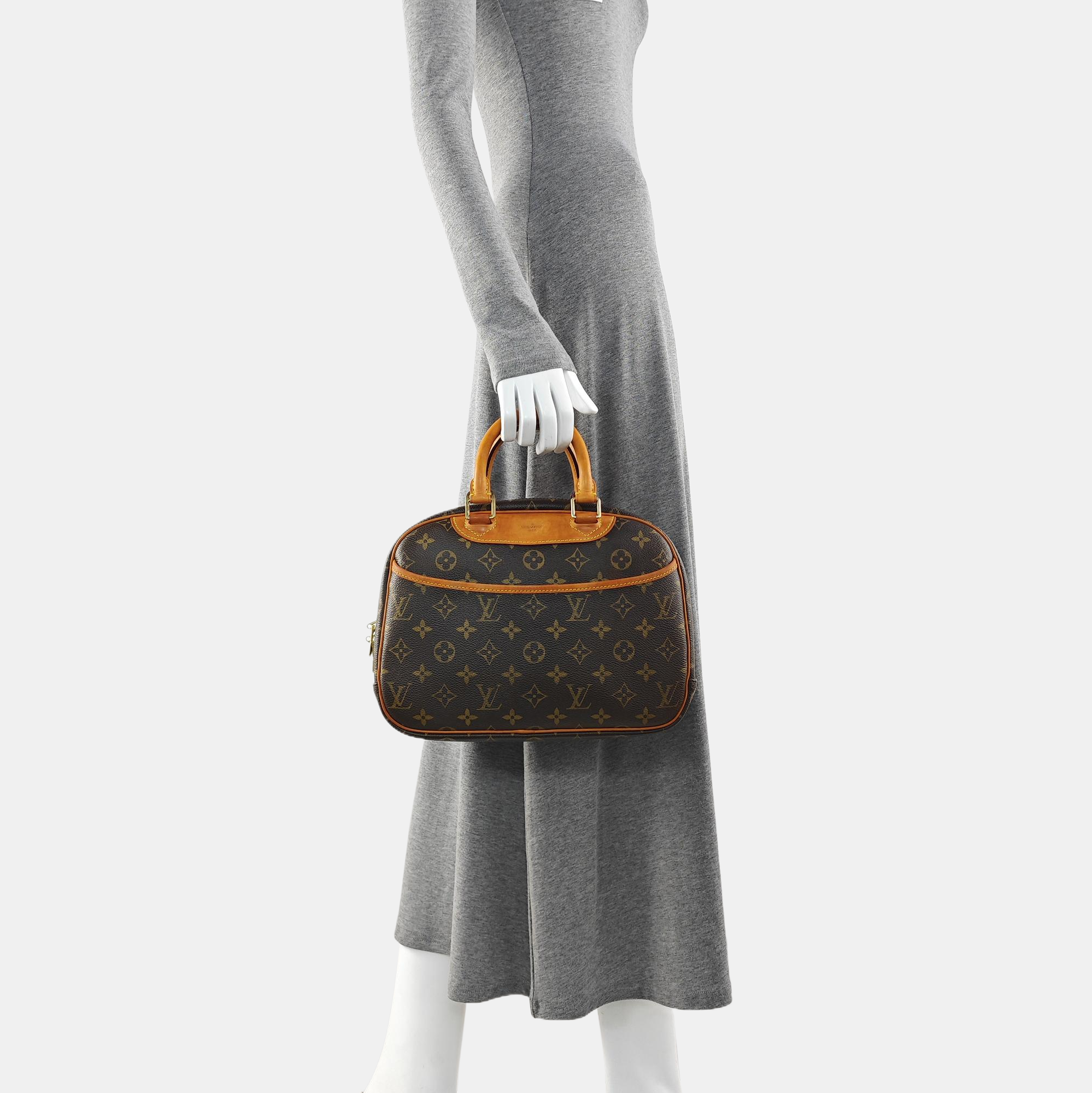 DEAUVILLE Monogram Coated Canvas Brown