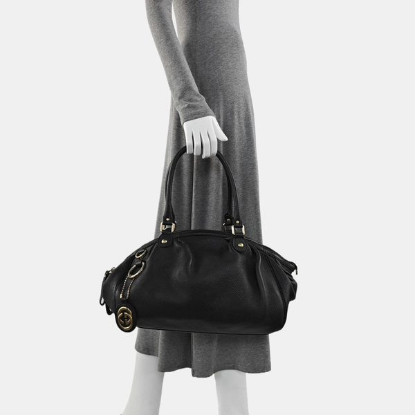 Abbey Calfskin Black