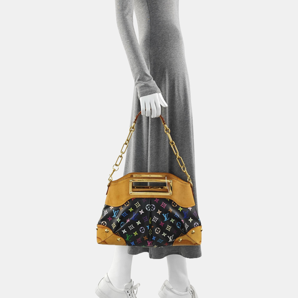 LV × TM JUDY Monogram Coated Canvas Black