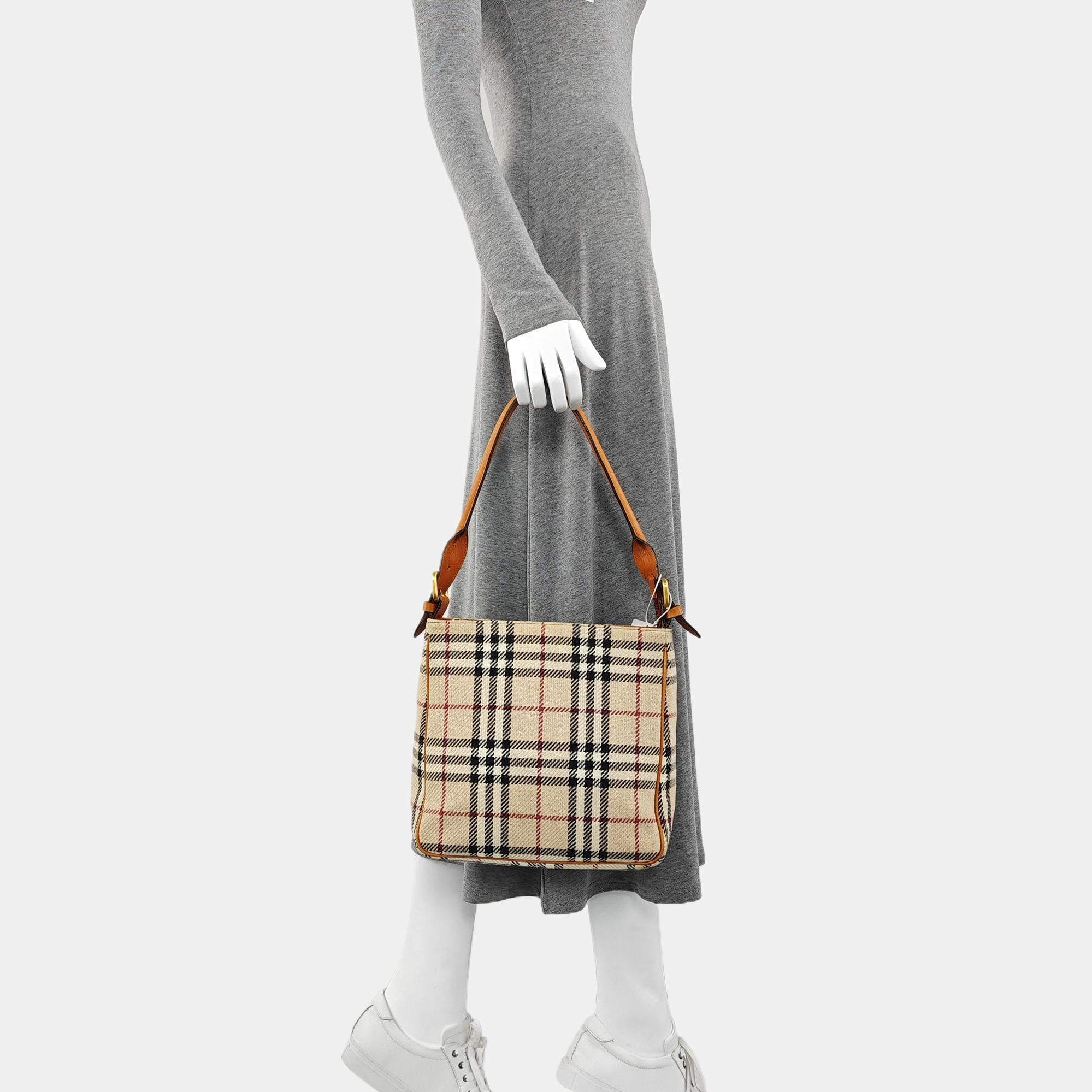 Fabric Tote Bag Beige
