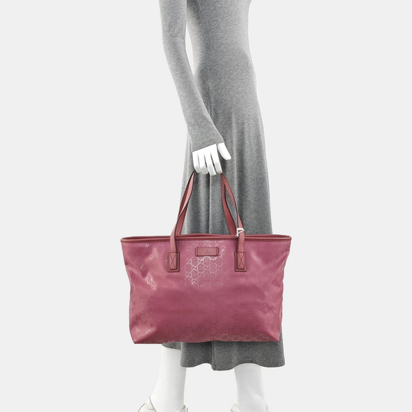GG Imprime Monogram Coated Canvas Red