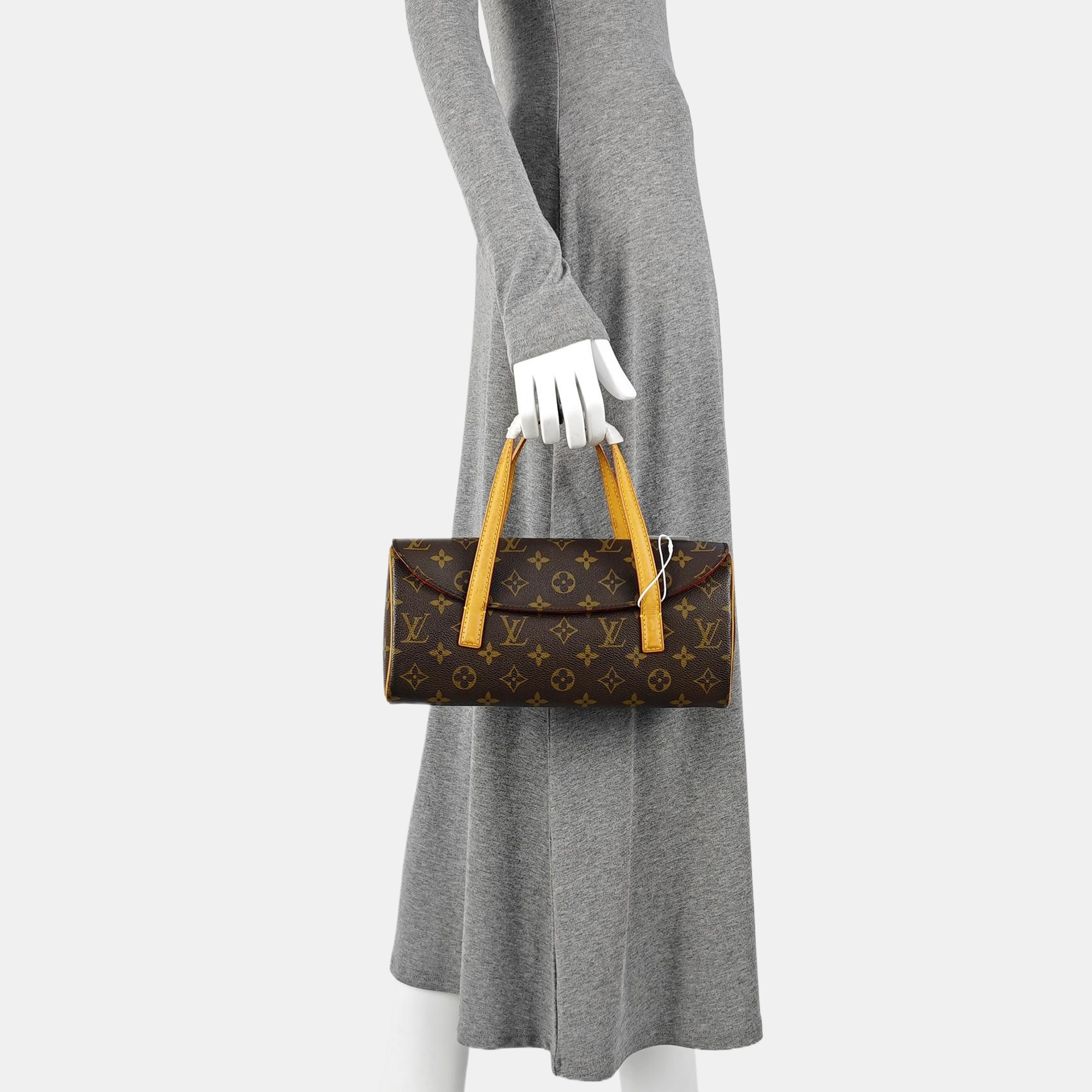 SONATINE Monogram Coated Canvas Brown