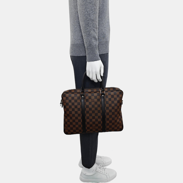 PORTE-DOCUMENTS PM Monogram Coated Canvas Brown