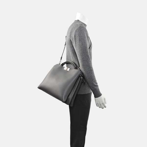 Peekaboo Medium Calfskin Gray
