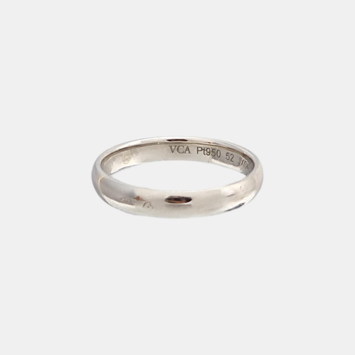 Tendrement Platinum 950 Silver Ring EU 52