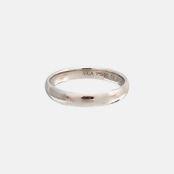 Tendrement Platinum 950 Silver Ring EU 52