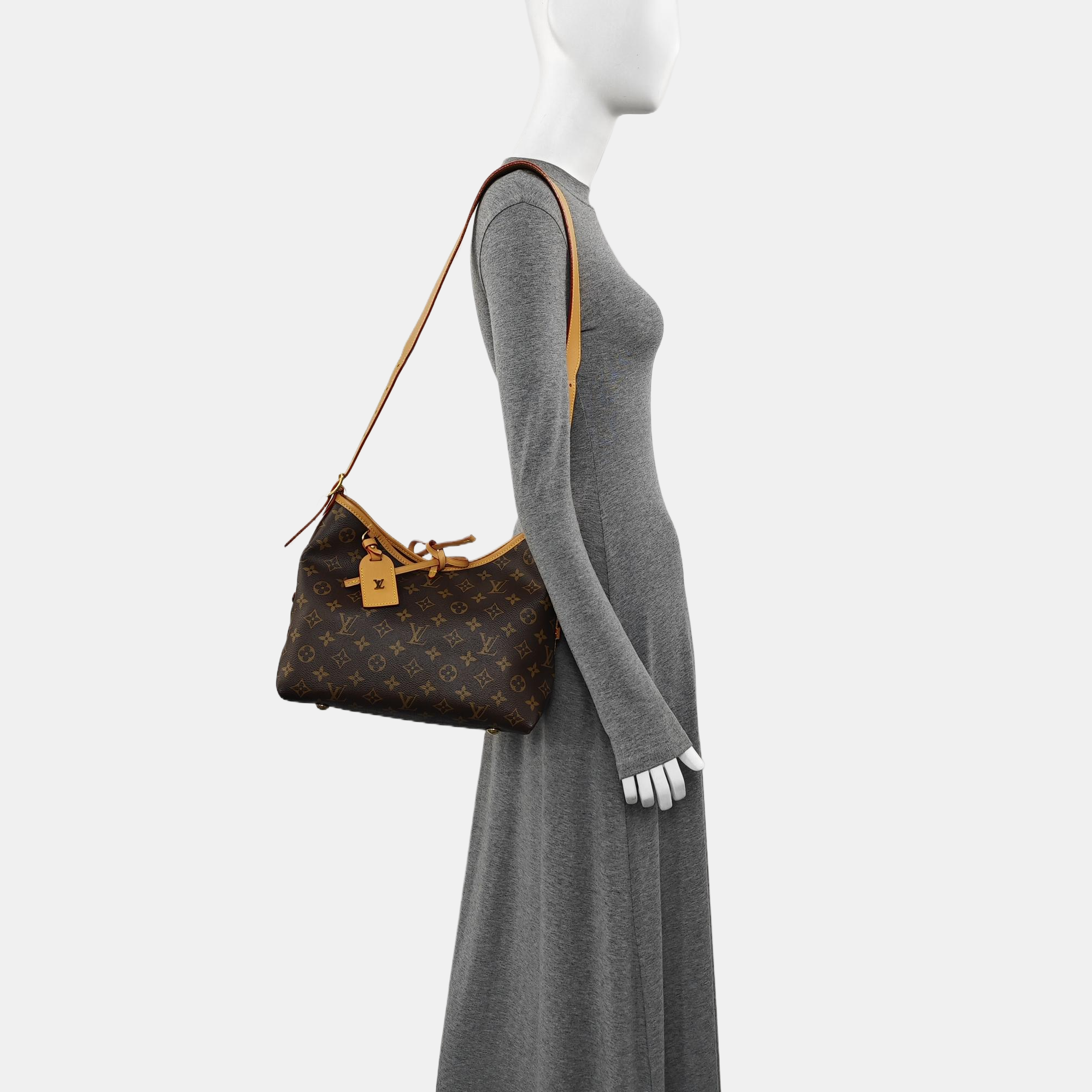 CARRYALL PM Monogram Coated Canvas Brown