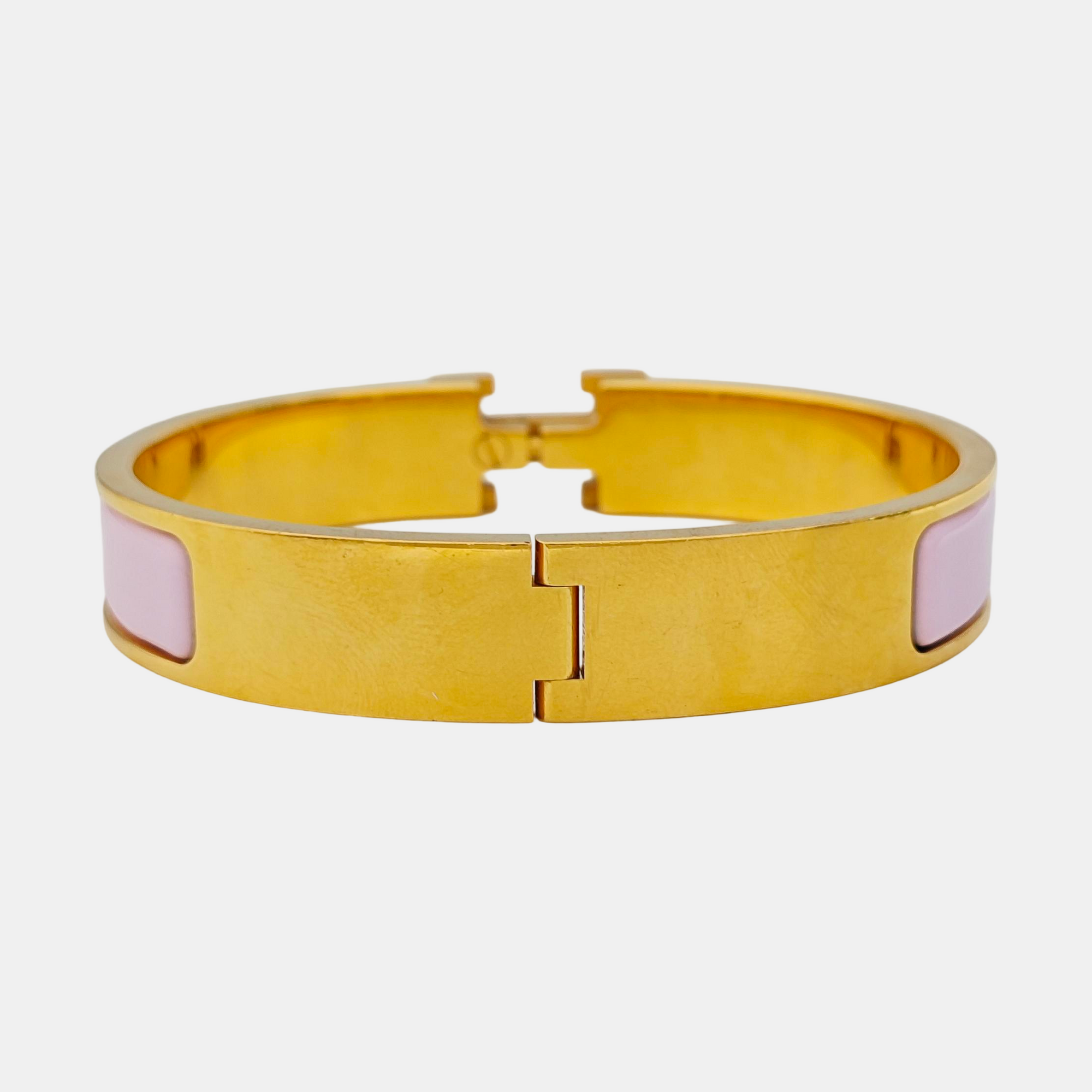 Clic H Metal Gold Bangle