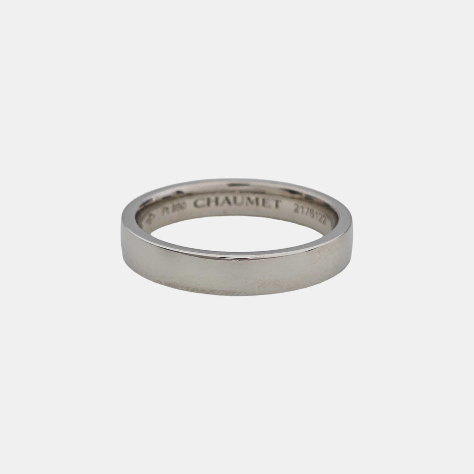 LES ÉTERNELLES Platinum 950 Silver Ring EU 54