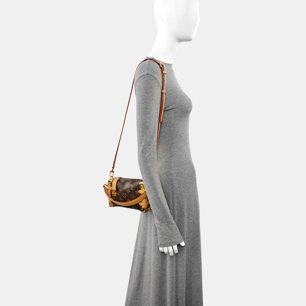 SIDE TRUNK PM Monogram Coated Canvas Brown