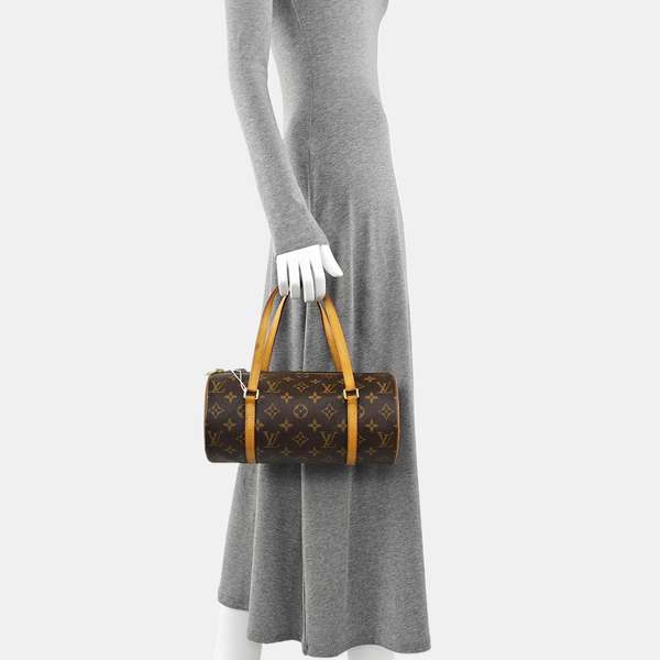 PAPILLON Monogram Coated Canvas Brown