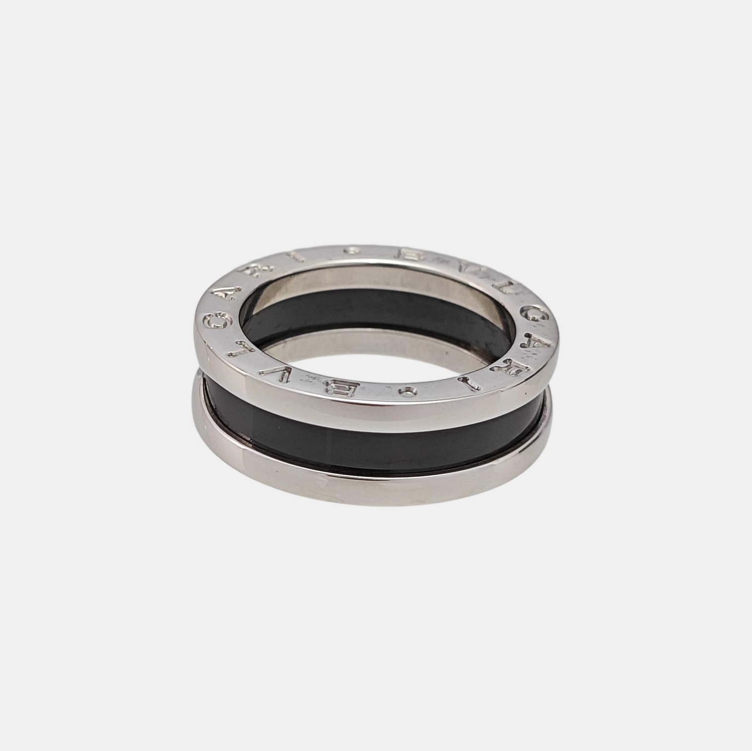B.ZERO1 925 Sterling Silver Ring EU 49